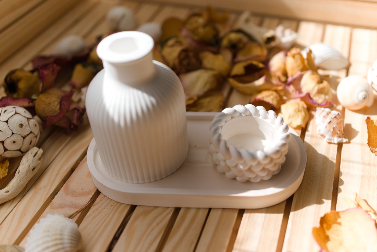 Bouteille de rangement rayée | Vase décoratif | bougeoir | Décoration d'intérieur | Cadeau