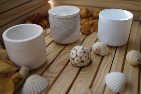 Pot décoratif avec couvercle – Pièce artisanale unique