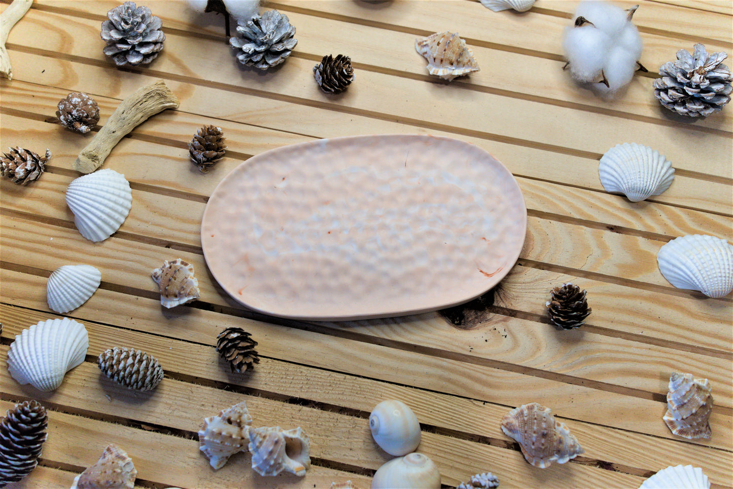 Vide-poche en céramique artisanale – Finition cirée personnalisable