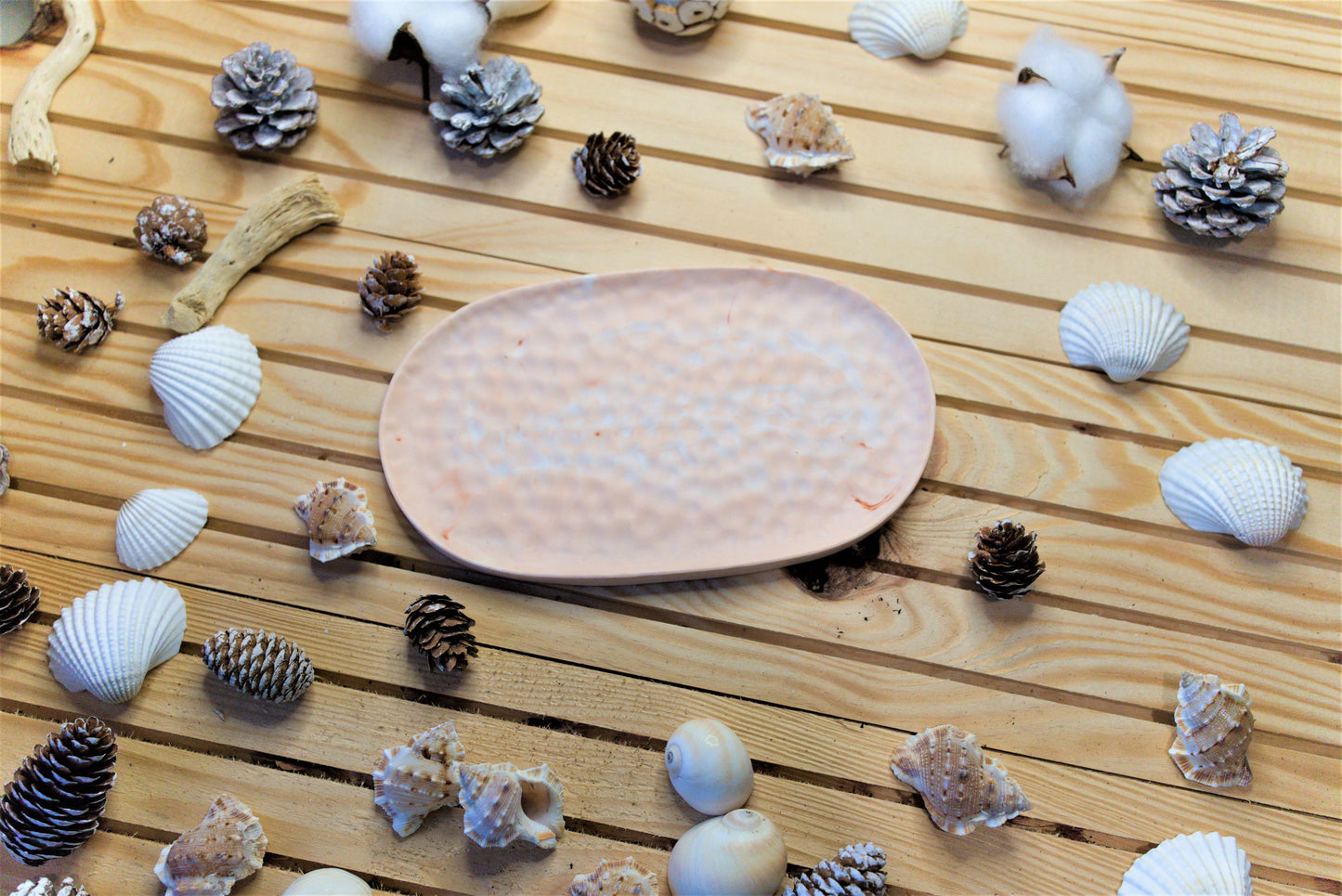 Vide-poche en céramique artisanale – Finition cirée personnalisable