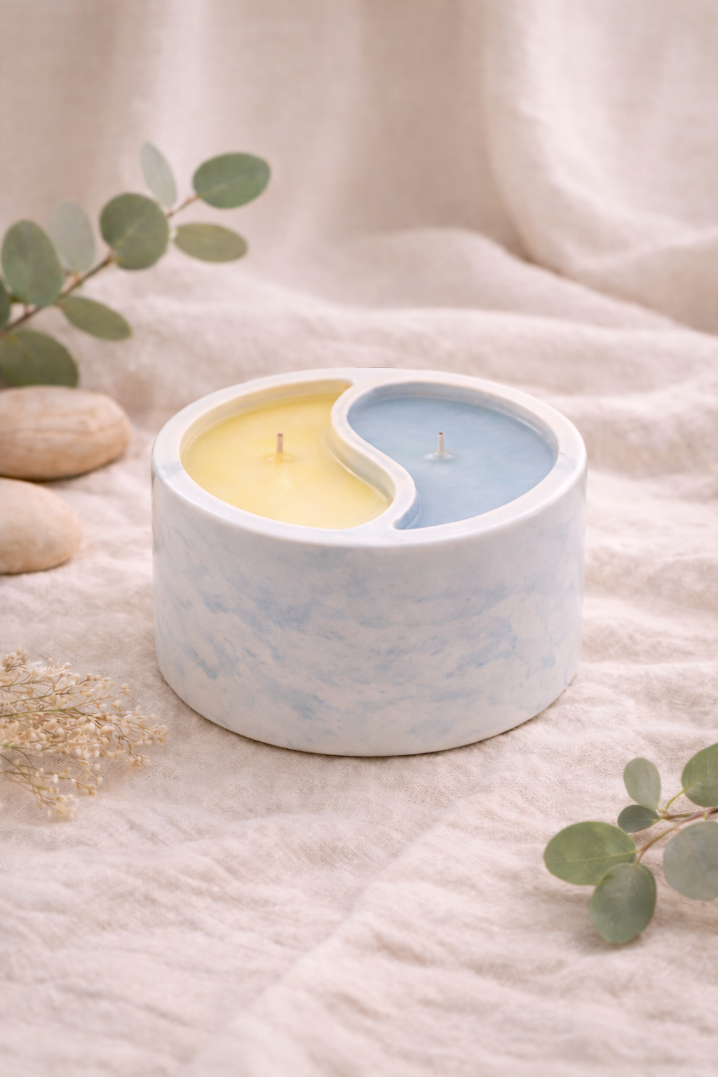 Bougie Yin-Yang – Bois de Oud