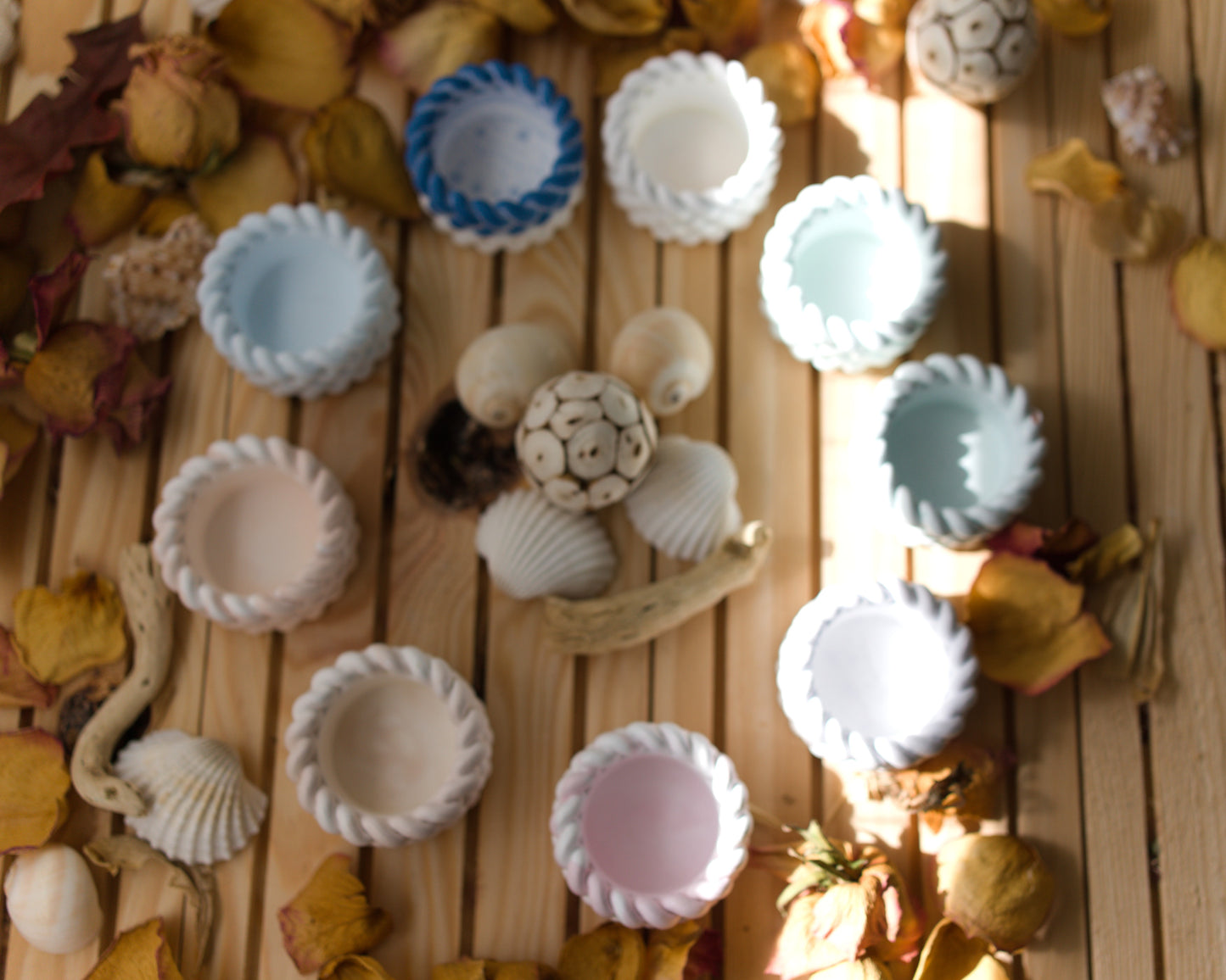 Bougeoir “Corde” en Céramique– Artisanat & Originalité
