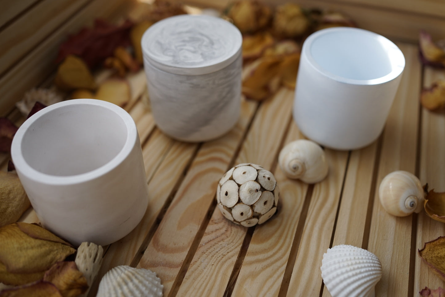 Pot décoratif avec couvercle – Pièce artisanale unique
