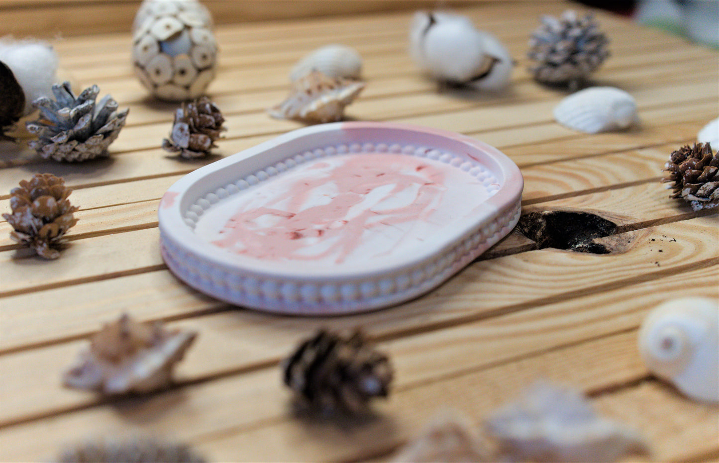 Tablette Vide-poche en céramique artisanale – Pièce personnalisable