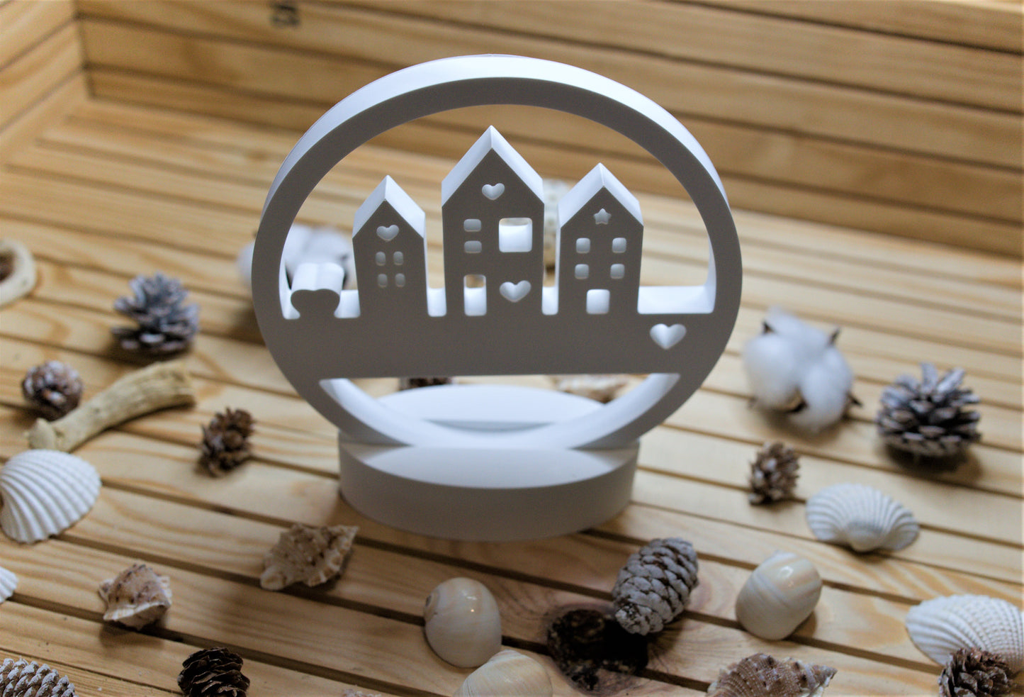 Décoration en céramique artisanale – Village poétique personnalisable