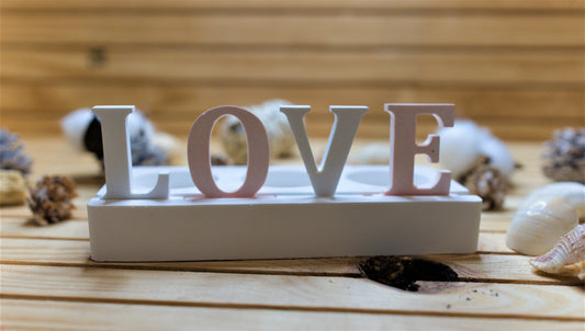Bougeoir en céramique personnalisable – Création artisanale à message