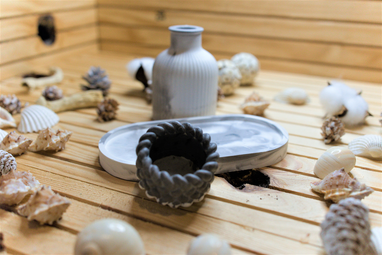 Bouteille de rangement rayée | Vase décoratif | bougeoir | Décoration d'intérieur | Cadeau