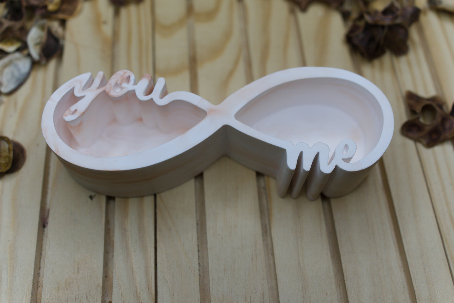 Bougeoir infini “You & Me” – Céramique artisanale