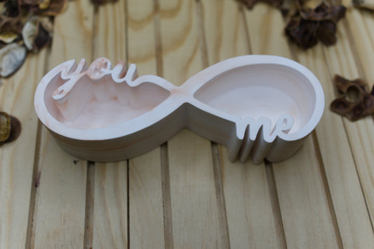 Bougeoir infini “You & Me” – Céramique artisanale