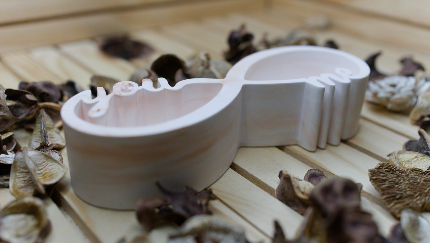 Bougeoir infini “You & Me” – Céramique artisanale