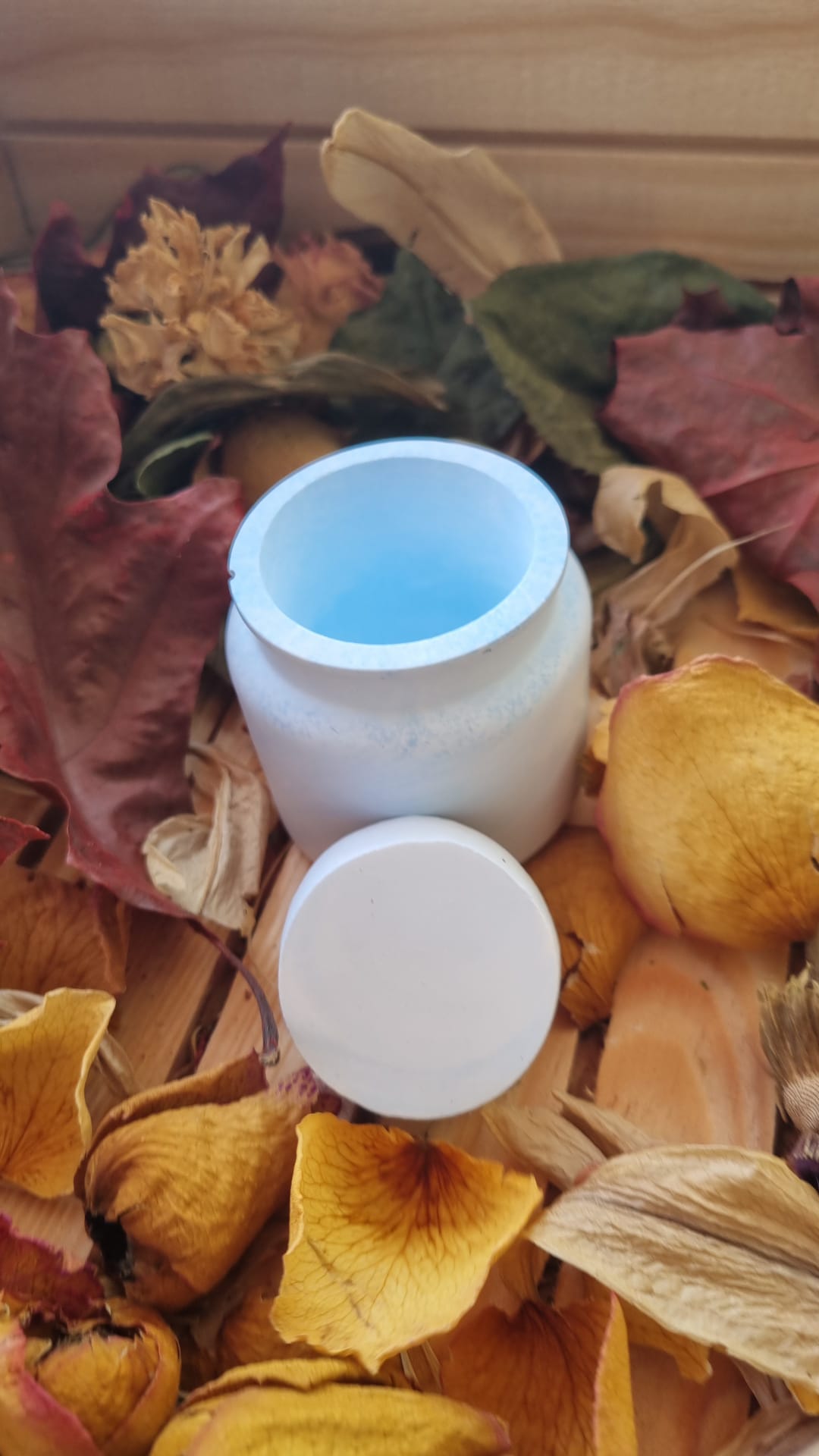 Pot en céramique 30 mL avec couvercle – Idéal pour crème, baume et cosmétiques faits maison